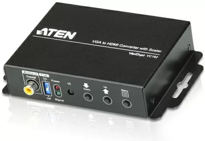 Конвертер с возможностью масштабирования, VGA+AUDIO HDMI, HD-DB15+MIM-JACK HDMI, Female, Б.П. 5.3V, (1920x1200 DDC2B 1080p) Конвертер с возможностью масштабирования, VGA+AUDIO HDMI, HD-DB15+MIM-JACK HDMI, Female, Б.П. 5.3V, (1920x1200 DDC2B 1080p)/ VGA