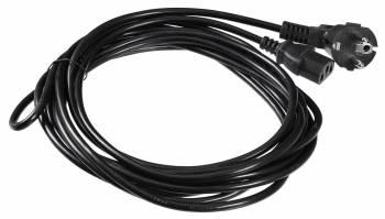 Кабель питания Buro AN23-1000-5,  IEC C13 -  Евровилка,  5м,  черный