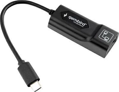 Сетевой адаптер USB NIC-U6 Gembird USB 3.0 Type-C to GLan 10/100/1000 (RJ45)
