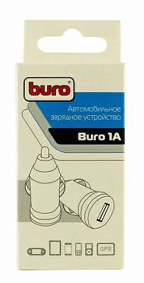 Автомобильное зар./устр. Buro TJ-084 1A универсальное черный