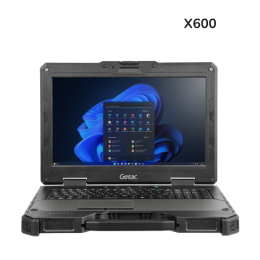 Ноутбук GETAC X600 XR8169GHBDCA Intel Core i7-11850HE vPro, 15.6" + w/ Webcam, 16GB RAM, 1TB PCIe SSD, VGA GTX1650 W, Membrane Backlit KBD, WIFI+ BT, RS232 x 1 + RJ45 x 2 + VGA + Thunderbolt 4, Battery 75Wh x 2, Smart card reader