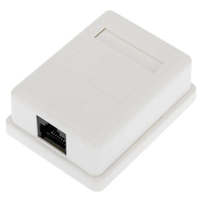 Rexant 03-0132 Розетка компьютерная внешняя, 1-порт RJ-45 8P8C , UTP CAT 6