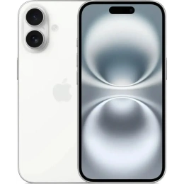 6.1" Смартфон Apple iPhone 16 128Gb,  A3287,  NFC,  OLED,  60Гц,  белый