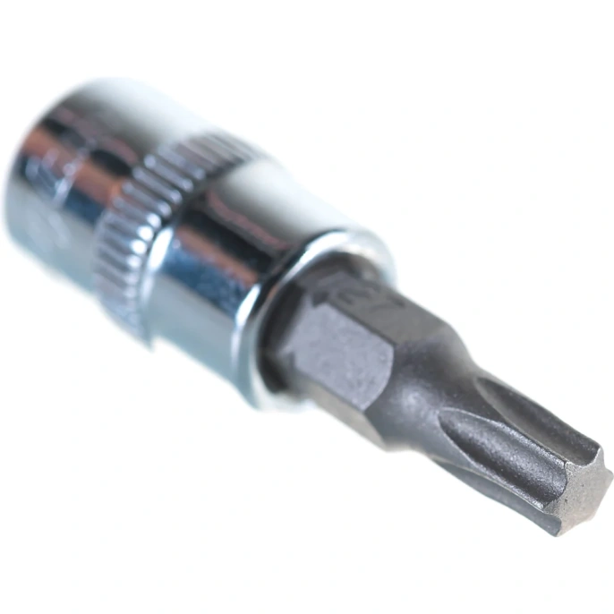 Насадка торцевая 1/4"DR с вставкой-битой T27 Ombra 114327 (55672)