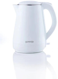 Чайник электрический Gorenje K17DWR 1.7л. 1800Вт белый корпус: пластик