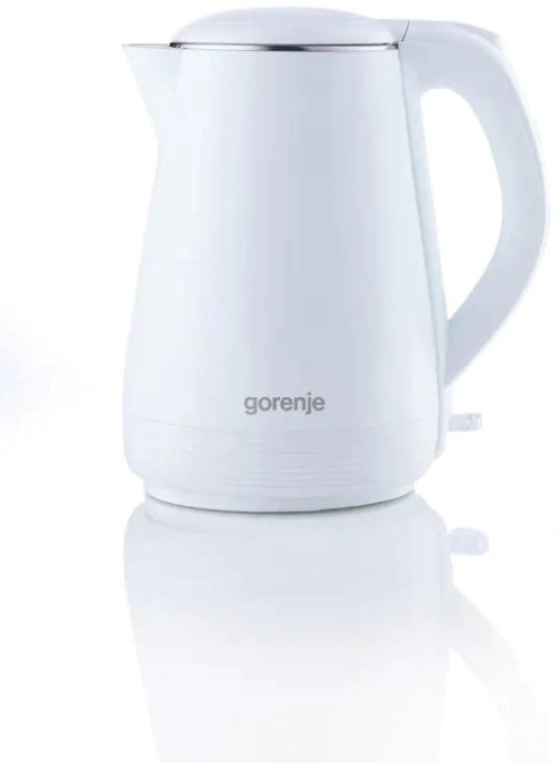 Чайник электрический Gorenje K17DWR 1.7л. 1800Вт белый корпус: пластик