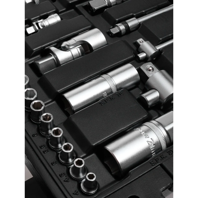 Набор инструментов Inforce 108 предметов 1/2", 1/4", Сталь Cr-V, Профессиональный, 06-07-12