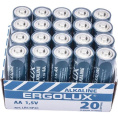 Ergolux Alkaline LR6 BP-20 ПРОМО, LR6 BP20PR, пальчиковая батарейка 1.5В 20 шт. в уп-ке (15980)