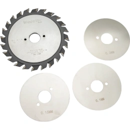 Диск подрезной для форматно-раскроечных станков 125x20x2.8-3.6 мм, Z=12+12 Woodtec ВИ 325887