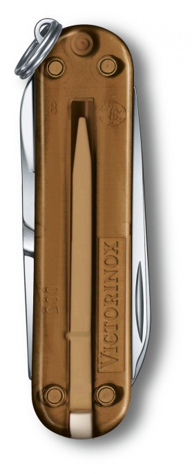 Нож перочинный Victorinox Classic Chocolate Fugde 0.6223.T55G 58мм 7функц. карт.коробка