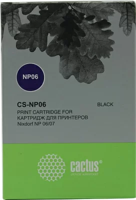 Картридж Cactus CS-NP06 Black для Nixdorf NP 06/07
