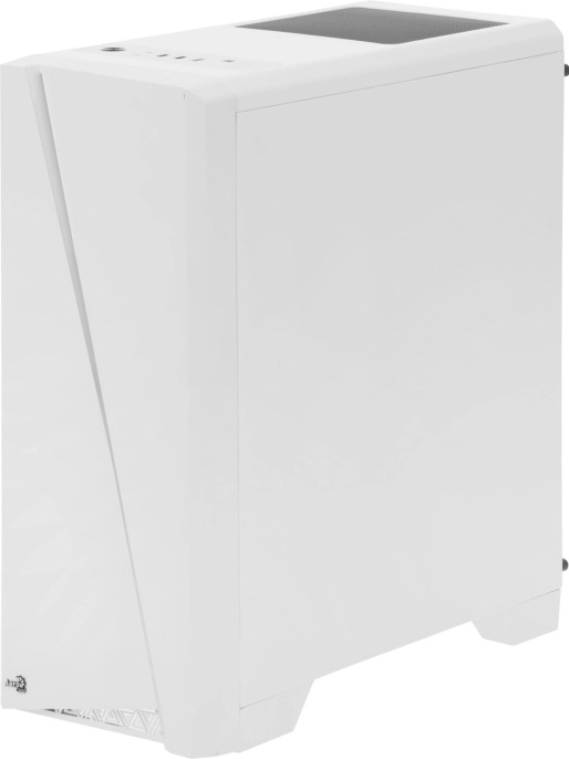 Корпус ATX Aerocool Cylon, Midi-Tower, без БП,  белый [cylon wh]