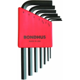 Набор из 7 черных ключей BONDHUS S 1.5-6mm 12292
