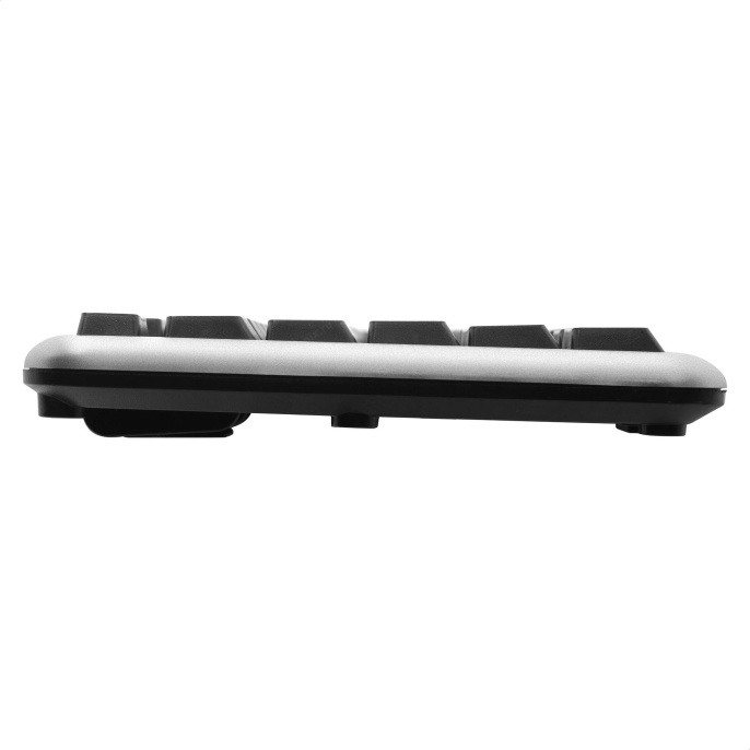Клавиатура ExeGate Professional Standard LY-401 USB, полноразмерная, влагозащищенная, 104кл., Enter большой, длина кабеля 1,35м, серебристый корпус, Color Box EX264086RUS