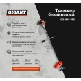 Бензиновый триммер 2,1 л.с., леска/нож, Gigant CG-KW-520