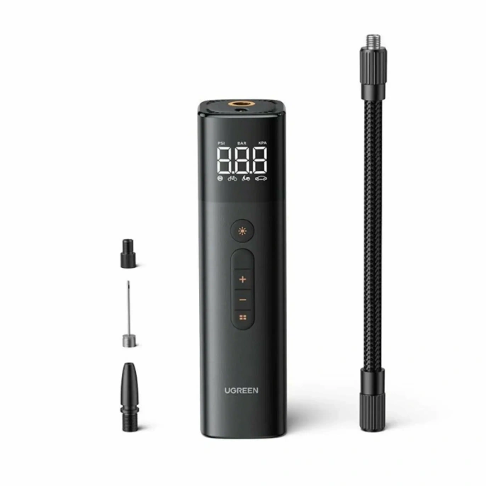 Портативный насос UGREEN ET501 35573 Portable Tire Inflator. Цвет: черный 35573_