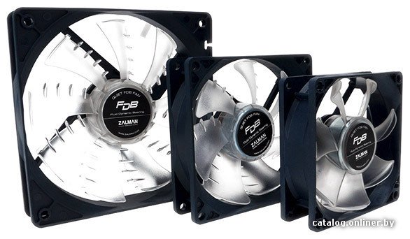 Вентилятор для корпуса Zalman ZM-F3 FDB(SF) 120х120x25 черный 3-pin 23дБ (ZM-F3 FDB (SF)) Ret