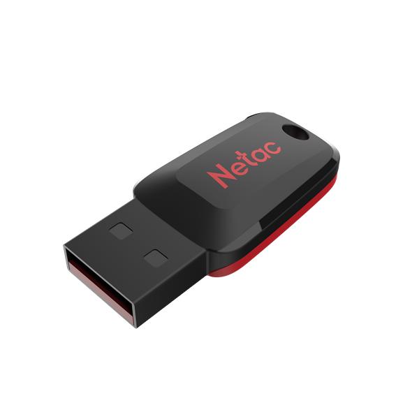 Флешка USB NETAC U197 16ГБ, USB2.0, черный и красный [nt03u197n-016g-20bk]