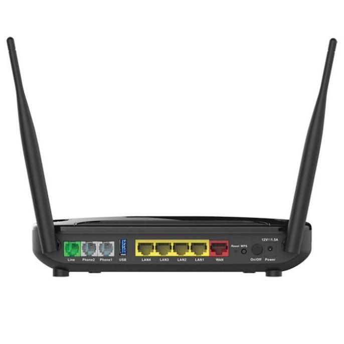 Шлюз VoIP/ Internet Router with VoIP Gateway (DVG-N5402G/2S1U1L/A1A)