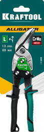 Левые усиленные ножницы по металлу KRAFTOOL Alligator 250 мм 2328-OL