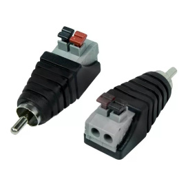 Rexant 14-0413-2 Разъем штекер RCA с быстрозажимной колодкой блистер