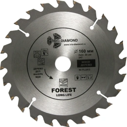 Диск пильный TRIO-DIAMOND 160x20x24Т Forest Long Life FLL813