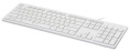 Клавиатура Оклик 500M белый USB slim Multimedia (1061586) кабель 1.5м