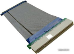 Переходник Espada EPCI AM-PCI BF18R Кабель удлинительный Riser card 18см PCI M -- PCI F