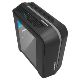 GameMax Корпус Centauri Black Gray без БП ATX,Черн-сер,USB3.0, Зак.стекло, 1*120мм. RGB, пыл.фил.