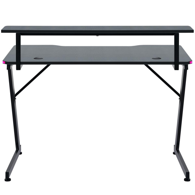 Defender Игровой стол Adamant полка,подвесы,черн,МДФ,RGB (64075)