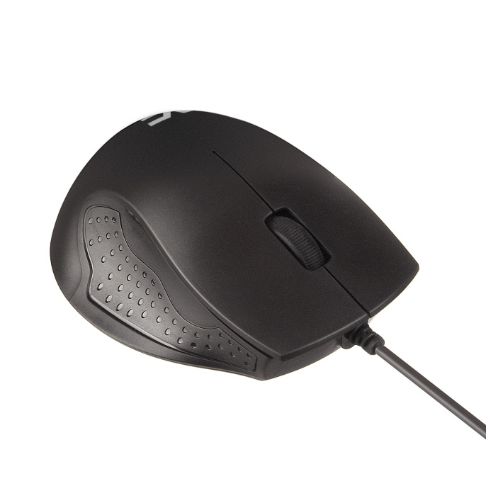 Мышь ExeGate Professional Standard SH-9028 (USB, оптическая, 1000dpi, 3D, 3 кнопки и колесо прокрутки, длина кабеля 1,5м, черная, Color Box) EX264101RUS