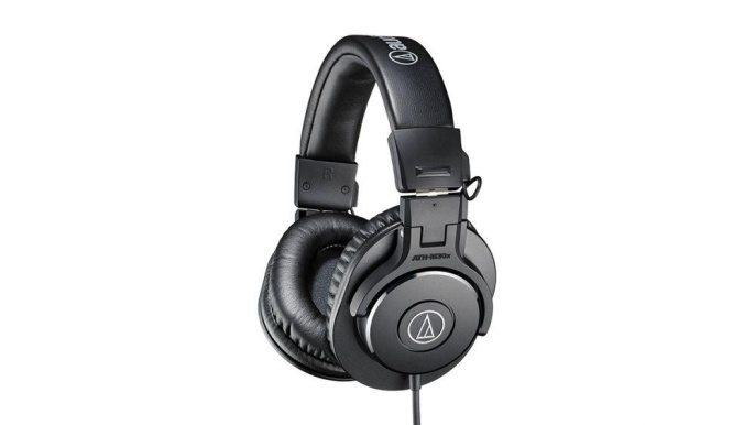 Наушники AUDIO-TECHNICA ATH-M30X, 3.5 мм, мониторные, черный [15116965]