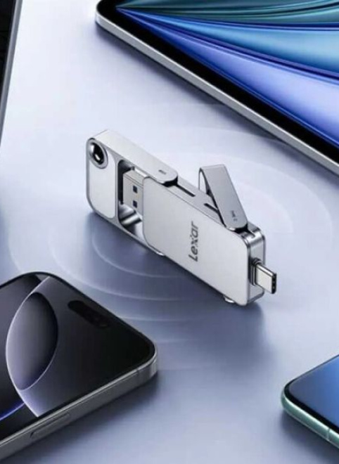 Lexar выпустила портативный SSD с двумя USB-портами
