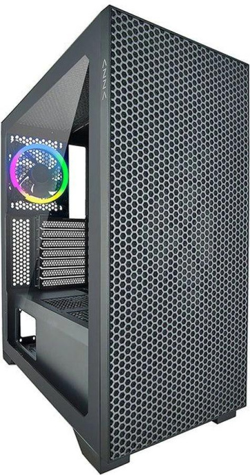 Корпус ATX AZZA Hive, Midi-Tower, без БП,  черный [csaz-450 hive]