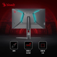 27" Монитор BLOODY MN271Q,  2560x1440,  IPS,  180Гц,  2хHDMI,  2хDP,  серый