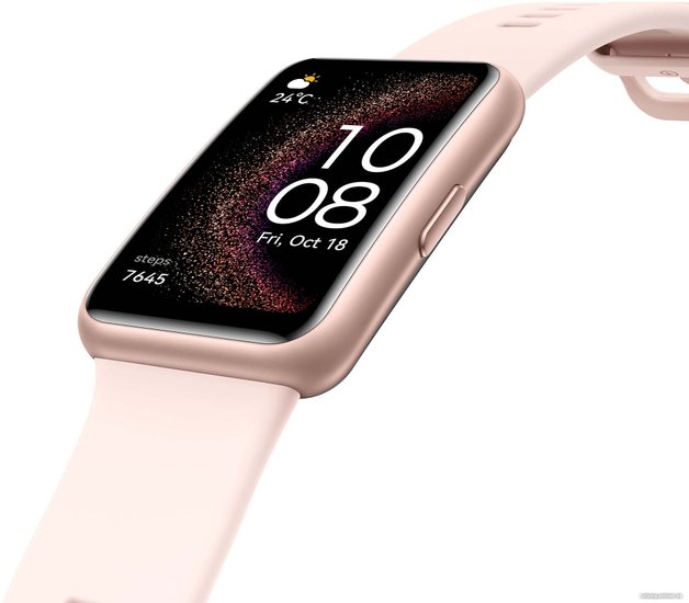 Смарт-часы Huawei WATCH FIT Special Edition Nebula Pink STA-B39 55020ATE 1.64", AMOLED, 326 пикселей, сенсорный экран, 456 х 280, защита от царапин, поддержка платформ: Android