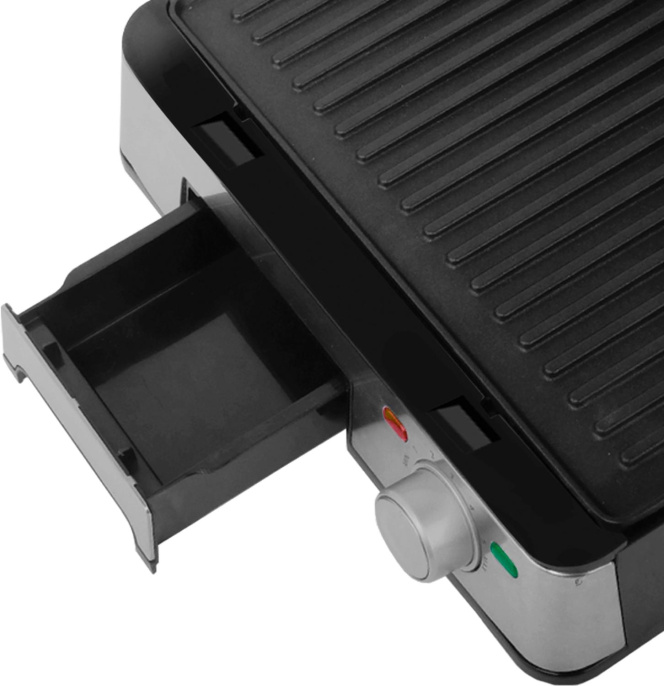 Электрогриль Vitek VT-8452, серебристый