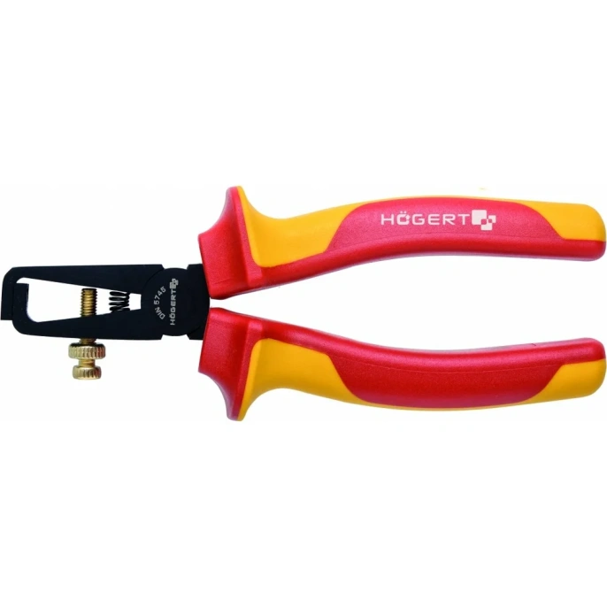 Изолированные клещи для зачистки проводов HOEGERT TECHNIK 160 мм 1000 V HT1P931