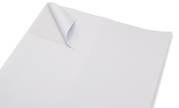 Этикетки Buro A4 105x74мм 8шт на листе/100л./белый матовое самоклей. универсальная