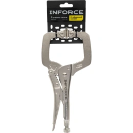 Ручные тиски Inforce с С-образным захватом 280 мм 06-03-49