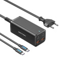 Сетевое зарядное устройство Vention на 4 порта GaN 100W USB C+C+A+A Чёрный, шт. FBSBG-EU