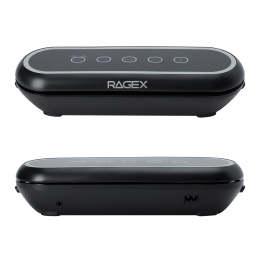 Вакуумный упаковщик RageX R2201-000 125 Вт, управление: сенсорное, уровень шума: 68 дБ, производительность: до 7 л/мин, вакуумное давление: 80 кПа, ширина пакета: 300 мм, режим: сухой, влажный, супервлажный, вакуумирование, запаивание