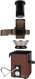 Соковыжималка Scarlett SC-JE50S57, центробежная, коричневый и черный