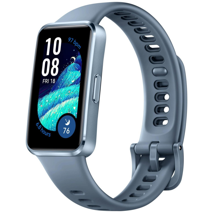 Фитнес-трекер Huawei Band 10 Nora-B29F,  1.47",  синий/ синий [55020ela]