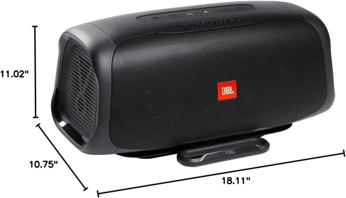 Сабвуфер автомобильный JBL Basspro Go, активный