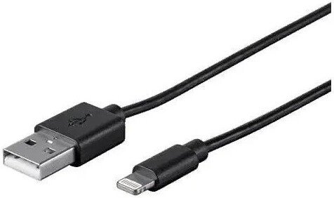 Кабель ttec 2DK7508S USB Type-A - Lightning (1м, черный) USB 2.0 Type-A/Lightning, черный, длина 1 м