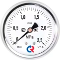 Виброустойчивый мановакуумметр РОСМА ТМВ-320Т.00 (-0.1-0.5МПа) ДК63 М12х1.5, 1.5 D070-03927