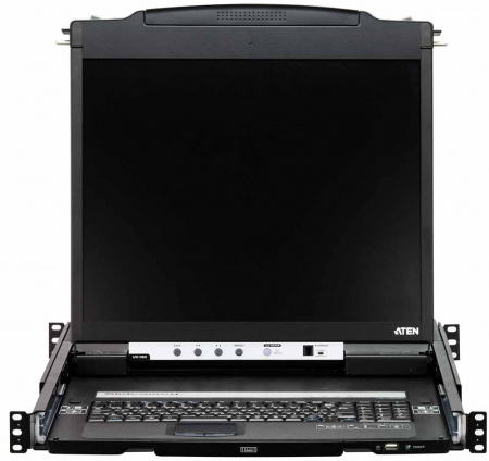 KVM консоль ATEN 19" Dual Rail LCD Console PS/2-USB, VGA CL5800N-ATA-RG
