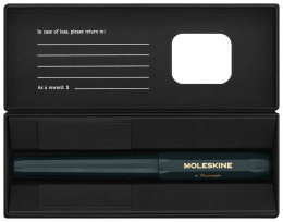 Ручка шариков. Moleskine Kaweco KAWBALLPENGRN т.зеленый d 1мм син. черн. подар.кор.