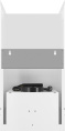 Вытяжка каминная MEFERI Light AIRBOX60WH,  белый,  кнопочное управление [airbox60wh light]